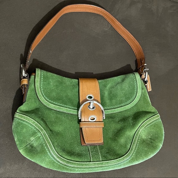 Coach Bags Green Coach Shoulder Bag Poshmark